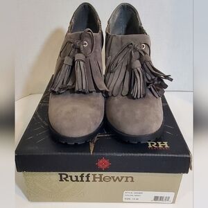 Ruff Hewn Gray Women's Booties, Size 10, new